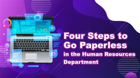 going paperless in human resources.